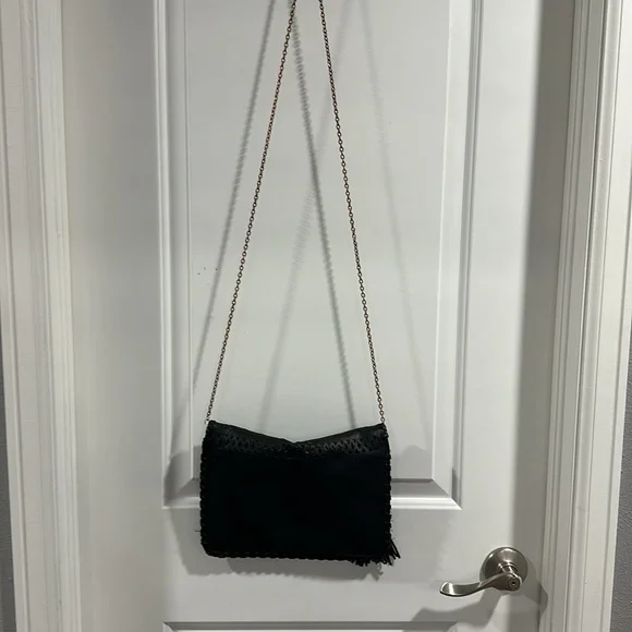 Bam Forever Black Purse With Good Chain and Black Tassel - Picture 9 of 10